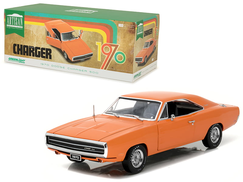 1970 Dodge Charger HEMI Orange Artisan Collection 1/18 Diecast Model Car by  Greenlight