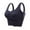 Black, variant on Blczomt Bras for Women Plus Size Front Closure Comfortable Loneline Beige Sports Bras