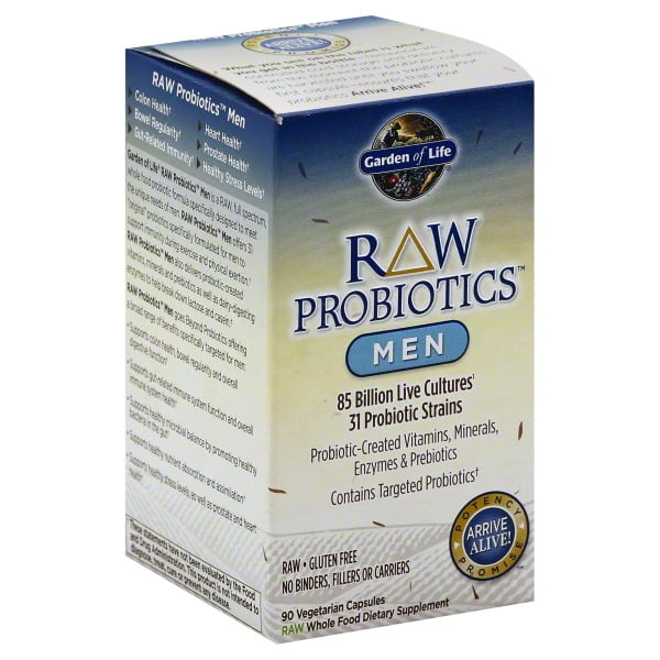 Garden of Life - RAW Probiotics Men 85 Billion CFU - 90 Vegetarian