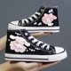 thumbnail image 1 of Sanrio-zapatos de lona de Hello Kitty para mujer, zapatillas de ocio de dibujos animados, estilo coreano Harajuku, Y2k, deportivas universitarias, 1 of 4
