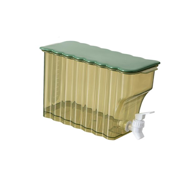Hervidor Frío para Nevera con Grifo, Contenedor de Bebidas, Jarra de Agua para , Cubo de , Dispensador de Jarra de Agua, Dispensador de Ce , VERDE BLESIY Hervidor de agua fría
