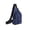 Blue, variant on Vikakiooze homes and Gardens Waterproof Strap Bag Crossbody Backpack With USB Hole With Headphone Hole Strap Backpack Hiking Backpack Multipurpose Crossbody Chest Bag
