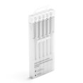 thumbnail image 2 of Poppin Retractable Gel Pens - Fine Point Pens for Journaling, 0.7mm Tip, Smooth Writing Gel Ink Pens with Metal Clip, Stylish Retractable Pens, 6 Pack of Pens (White with Black Ink), 2 of 4