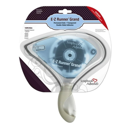 UPC: 0093616012598 | Scrapbook Adhesives by 3L: E-Z Runner Grand Dispenser – 140  Permanent Dots – Transparent  Double-Sided Adhesive  Refillable  Scrapbooking & Crafts