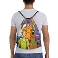 thumbnail image 2 of Lsque Scooby-Doo Print Drawstring Backpack Bag Sport Gym Sackpack Cinch Bags Drawstring Bags Draw String Sport Bag-Medium, 2 of 8