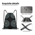 thumbnail image 4 of Fotbe Mandala Bolsa Mochila con Cordón Estampada, Bolsa de Gimnasio Deportiva, Bolsa Cinch, Bolsa con Cordón para Hombres y Mujeres-Medium, 4 of 6