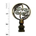 thumbnail image 3 of Royal Designs, Inc. Double Dragon Fly Filigree Lamp Finial for Lamp Shade, F-5024AB-1, Antique Brass, Single, 3 of 4