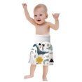 thumbnail image 2 of EGNMCR Jupe-Short Couche pour Bébé Confortable Réutilisable 2 en 1 Jupe d'Entraînement pour Garçon Fille Barboteuses pour Enfant, 2 of 9