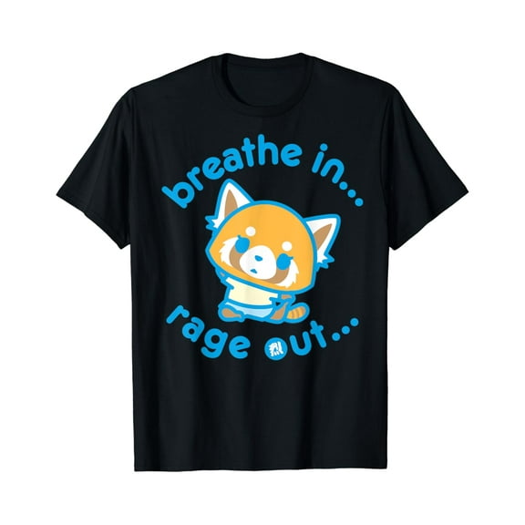 Aggretsuko Yoga Breathe In Rage Out T-Shirt Unisex S-5XL Hot Trending Shirt, Vintage Birthday Gift