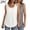 White, variant on Yotami 2-Pack Oversized Tops for Women Crew Neck Athletic Tops for Everyday Solid Color Lightweight Plus Size Tank Top