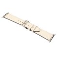 thumbnail image 2 of Correa de cuero para reloj inteligente, correa de repuesto Universal para reloj inteligente IWatch Series SE 8 7 6 5 4 3 2 1 38mm 40mm 41mm Beige, 2 of 5