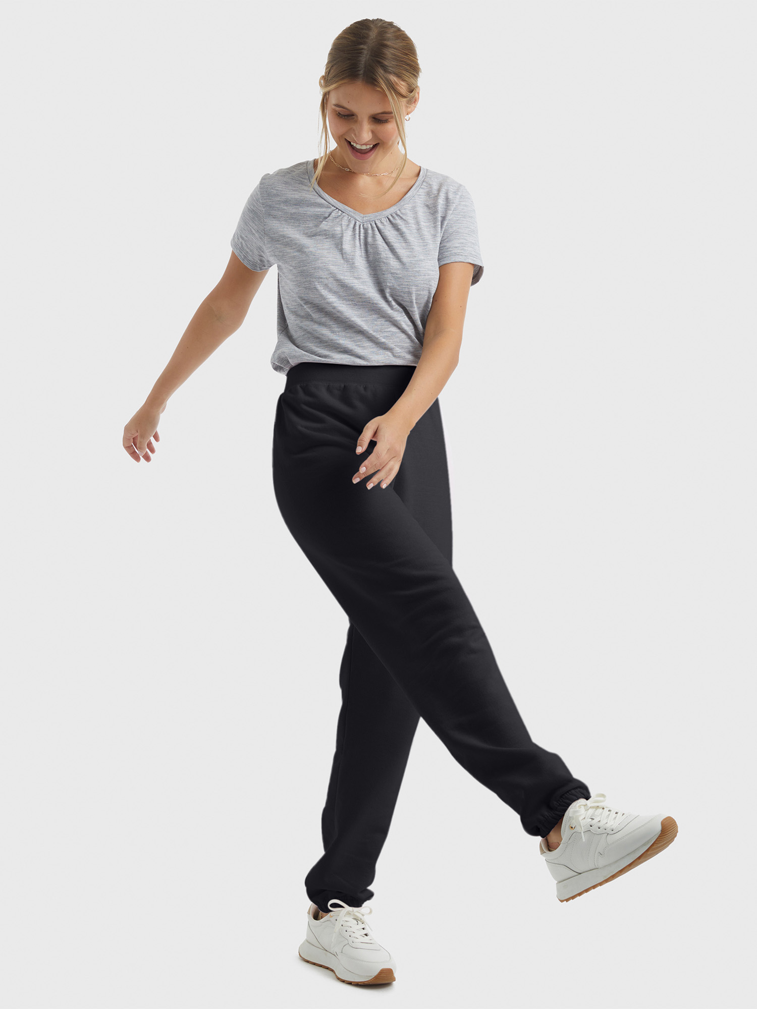 Hanes ComfortSoft Women's Sweatpants, 29” Inseam, Sizes S-XXL - image 4 of 6