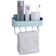 thumbnail image 1 of Carrito de ducha adhesivo, estante de baño, soporte para estante de ducha de montaje en pared, 1 of 5