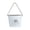 White, variant on CoreLiving Metal Planter Wall Mounted Vintage Rustic White Galvanized Half Bucket with Handle for Flowers Indoor Outdoor Farmhouse Garden Decor, Set of 1