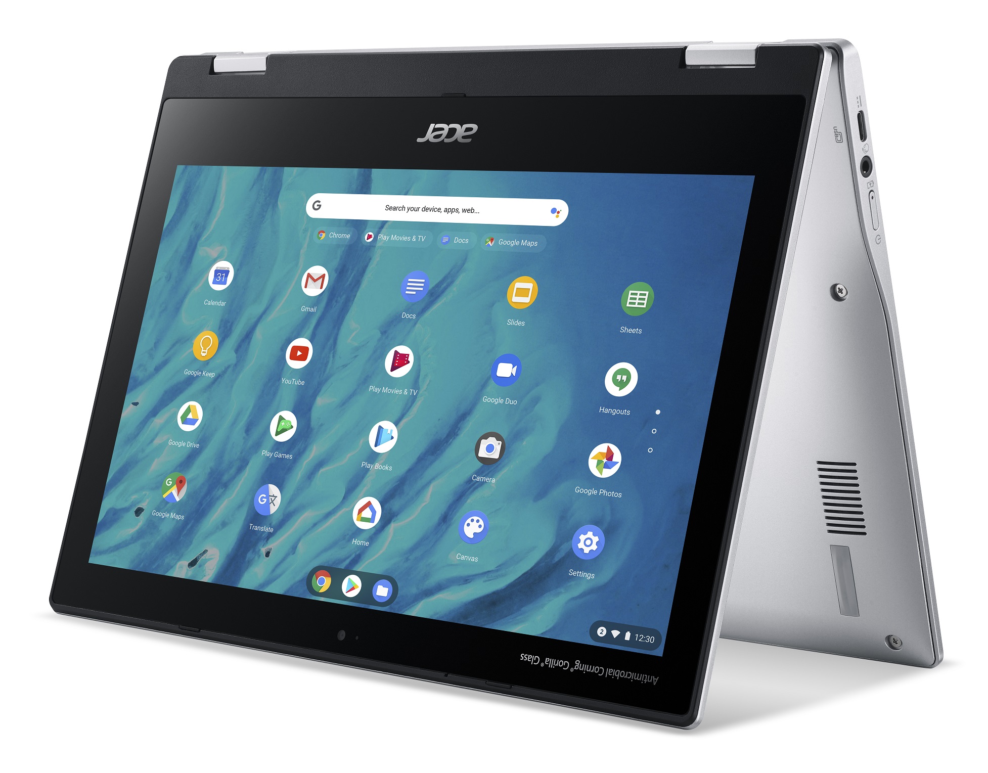 Acer Spin 311 11.6" Touchscreen MediaTek MT8183C 4GB/32GB Chromebook - Silver - CP311-3H-K3WL - image 3 of 12