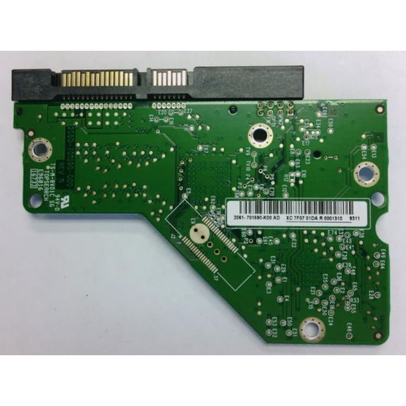 WD5000AAJS-55A8B2, 2061-701590-K00 AD, WD SATA 3.5 PCB