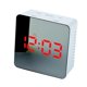 thumbnail image 5 of Reloj Despertador Con De 2 Piezas, Superficie De Espejo, Espejo De Maquillaje Cuadrado Macarena Despertador de viaje digital, 5 of 8