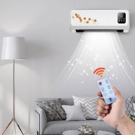 FYHALE 8,000 BTU Window Air Conditioner Unit, Ac Unit with Remote Controlled for Bedroom, Cools Up to 350 Square Feet, Energy Efficient, White