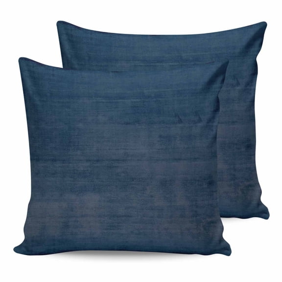 Pillow Covers 18x18 Set of 2, Vintage Navy Blue Square Throw Pillow Covers for Couch/Sofa/Living Room, Modern Abstract Retro Art Decorative Soft Pillowcases for Couch Throw Pillows