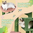 thumbnail image 4 of AIWIKIDE 35.4" Desert Cactus Cat Tree With Scratching Toy, Hanging Ball, Cat Tower Furniture Sisal-Covered Scratching Posts,Green, 4 of 5