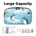 thumbnail image 3 of Penguin Waterproof Oxford Fabric USB Organizer Storage Box Charger Phone Case Cell Phone Cord Organizer 5.9x9.44x3.14 in., 3 of 6