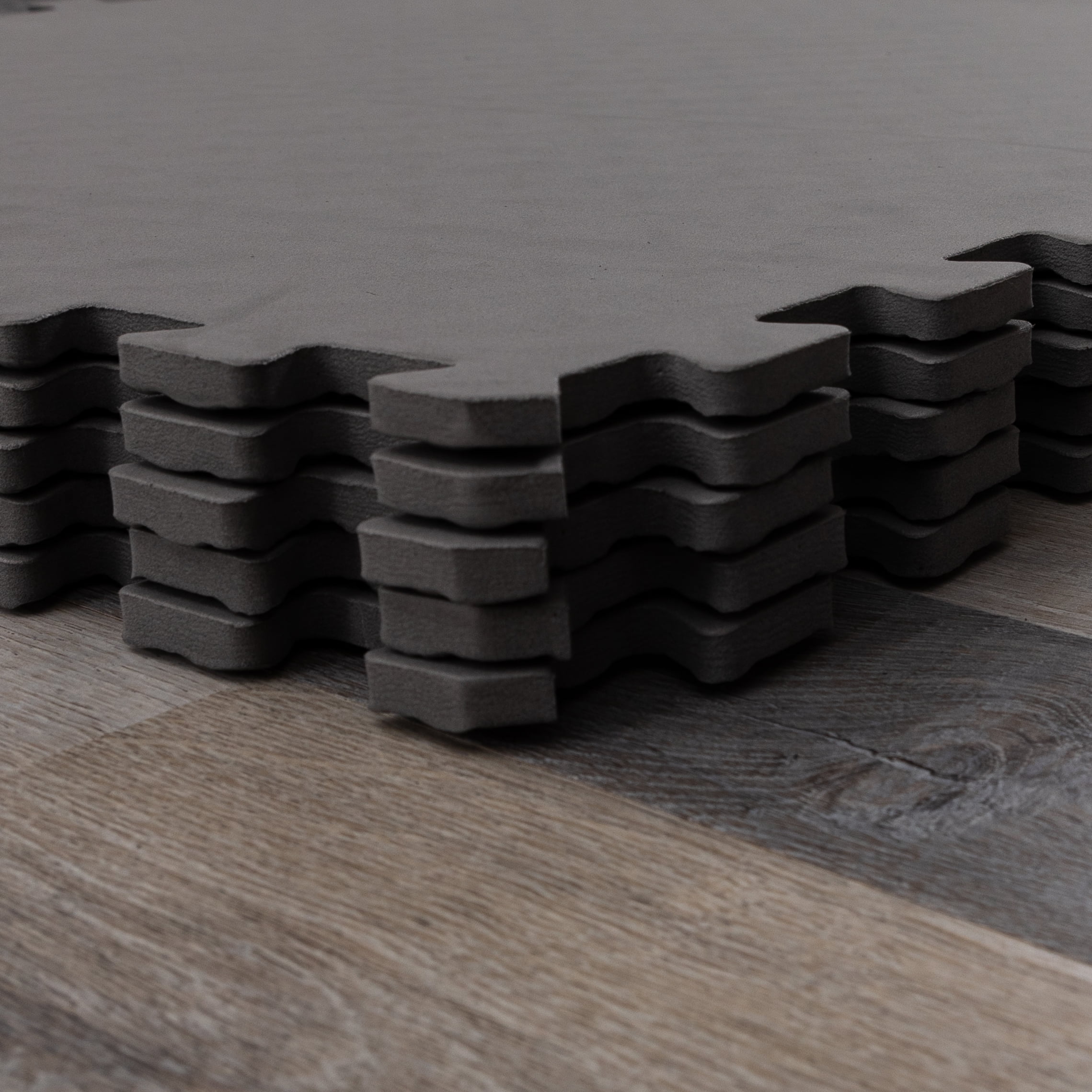 Greatmats Comfort Matta Solid Tile | Anti Fatigue Tiles | Interlocking | 20x20 inch | 1 inch Thick | Black | Material: PVC | Heavy Duty Ergonomic Flooring