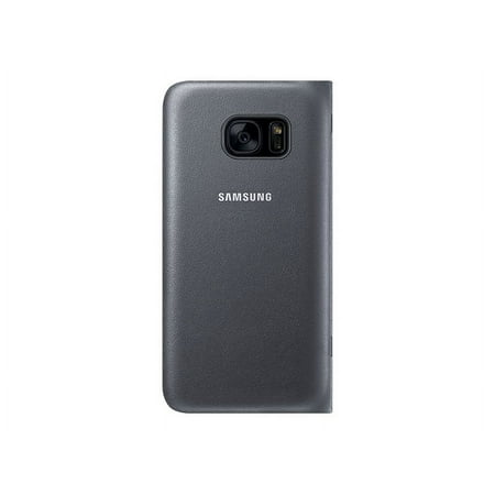 Samsung Galaxy S7 Case LED View Flip Cover - Black