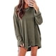 thumbnail image 1 of Women's Long Sleeve Plus Size Waffle Knit Fall Top rose red XXL, 1 of 4