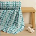 thumbnail image 4 of Soimoi Blue Cotton Voile Fabric Geometric Tie-Dye Fabric Prints By Yard 42 Inch Wide, 4 of 7