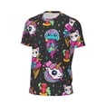 thumbnail image 6 of Wukai Cat Icecream Print Men's Short-Sleeved Mesh T-Shirt,Quick-Dry Short Sleeve Workout T-Shirt-XX-Large, 6 of 8