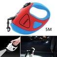 thumbnail image 3 of Correa retráctil para perros, correa extensible de gran resistencia para de edad, fuerte cinta de -, y bloqueo - Red_16ft Colco correa retráctil, 3 of 8