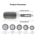 thumbnail image 3 of 5pcs Small and Large Round Brush for Blow Drying Thermal Ceramic & Ionic Tech Round brushes Set for Girls/Women Salon Blowout & Styling,Short and long Curling Hair brush for blow drying at Home, 3 of 7