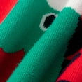 thumbnail image 5 of Kids Christmas Cute Dinosaur Print Pullover Knit Top Autumn Winter Warm Knitted Sweater, 5 of 11