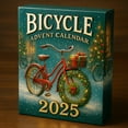 thumbnail image 3 of DAMAI Bicycle Themed Advent Calendar 2025, 24 Days Acrylic Cycling Christmas Countdown Pendants, Vintage Modern Design Gift Box, Festive Gift for Cyclist & Bike Lovers, 3 of 3