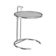thumbnail image 1 of Mesa auxiliar BLESIY Mesa de aperitivos elevadora de metal grueso Claro, 1 of 8