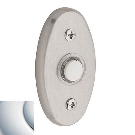 Baldwin 3'' x 1.688'' Oval Doorbell Button