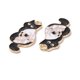 thumbnail image 3 of Halloween Alloy Enamel Pendants Light Gold Cat with Skull Black 27.5x13x1mm Hole: 2mm, 3 of 3