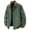 Army Green, variant on Big and Tall Jacket for Men Casual Turn-down Collar Long Sleeve Jacket Plus Size Lightweight Button Zip Open Front Fashion Coats