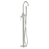 Safavieh Solea Capri Single Handle Below Ground Shower System, Brushed Nickel