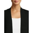 thumbnail image 4 of Dreamers by Debut Womens Duster Cardigan Long Sleeve Sweater, 4 of 5