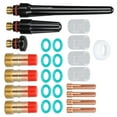 thumbnail image 4 of Consumibles de antorcha TIG, piezas de soldadura TIG Kit de pinza de electrodo Kit de arandela de soldadura Rendimiento probado NikouMX herramienta, 4 of 8