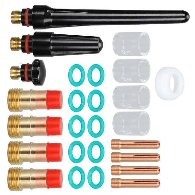 Kit de pinza de electrodo, piezas de soldadura TIG, electrodo, accesorios de antorcha de soldadura TIG, piezas de soldadura TIG, estética elegante