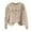 C-Beige, variant on Womens Fair Isle Sweater Crewneck Long Sleeve Knitted Pullover Fall Winter Loose Sweater Tops Jacket with Hoodie Women Cute Tunic Top