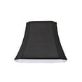 thumbnail image 3 of Aspen Creative 34046 Transitional Oblong Cut Corner Bell Spider Construction Lamp Shade in Black, 12" wide (10" x 12" x 13"), 3 of 6