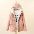 thumbnail image 2 of Chaqueta de algodón con capucha de estilo coreano grueso de otoño e invierno, chaqueta de pan de manga larga para mujer, chaqueta de algodón estilo universitario, 2 of 4