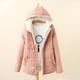 thumbnail image 3 of Chaqueta de algodón con capucha de estilo coreano grueso de otoño e invierno, chaqueta de pan de manga larga para mujer, chaqueta de algodón estilo universitario, 3 of 4