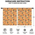 thumbnail image 2 of Blackout Kids Curtains,Fall Hedgehog Apple Leaf Pattern Childrens Insulated Curtains Set Of 2,Bedroom Essentials,Toddler Room Decor 52"x63"(132x160cm), 2 of 4