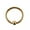 gold, variant on Nose Ring Eyebrow Lip Studs Earrings Surgical Steel Body Piercing Rings Hoop-black-10mm