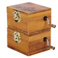 thumbnail image 2 of Caja De Música De Madera De Tamaño Pequeño, Caja De Música, Exquisita Para Regalos De Navidad, Decoración Del Hogar, Premios Para Estudiantes, Regalos De Cumpleaños Cergrey Pájaro+Castillo, 2 of 8
