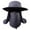 Dark Gray, variant on Outdoor Hiking Fishing Bucket Hat Wide Brim Boonie Snap Sun Hat Flap Ear Cap
